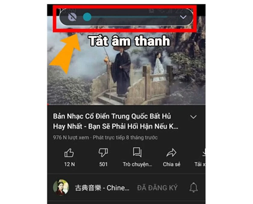 youtube bị mất tiếng