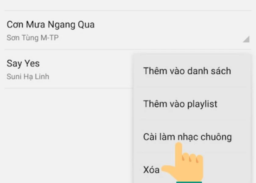 Cách cài nhạc chuông từ Youtube trên điện thoại Android