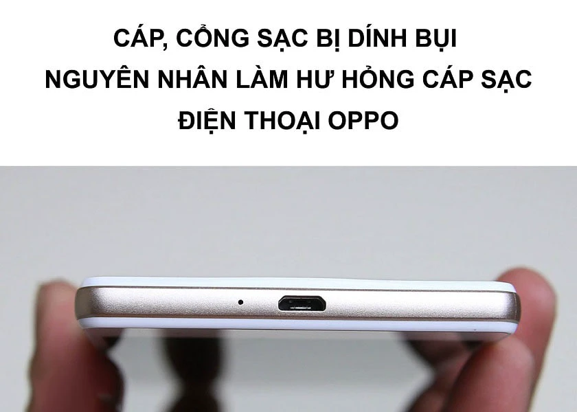 oppo sạc không vào pin