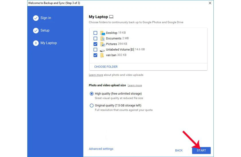 Hướng dẫn cách đồng bộ Google Drive với PC tự động