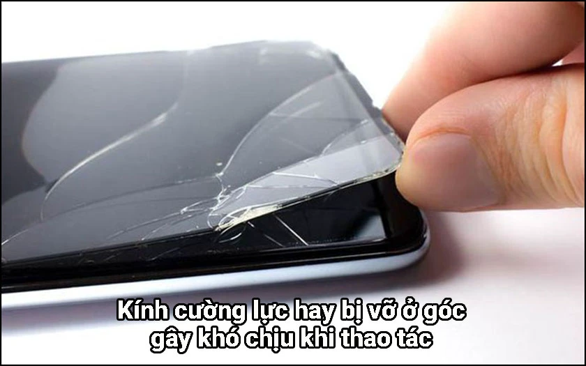 Kính cường lực chất lượng kém