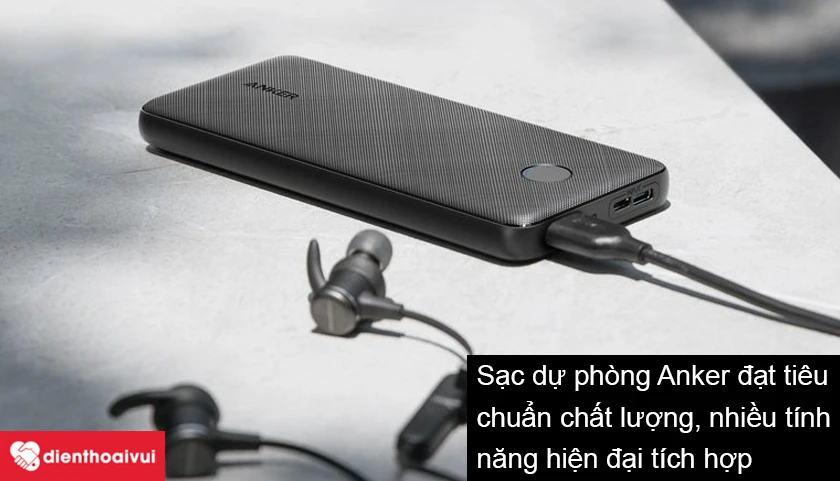 Pin sạc dự phòng Anker, sạc nhanh cho iPhone, Samsung các dòng điện thoại