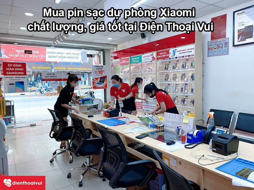 Mua pin sạc dự phòng Xiaomi chất lượng, giá tốt tại Điện Thoại Vui