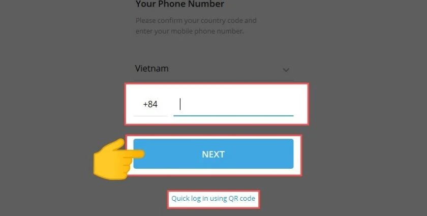 tạo tài khoản Telegram