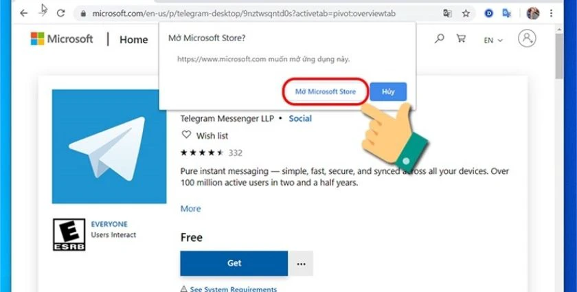 telegram tiếng việt