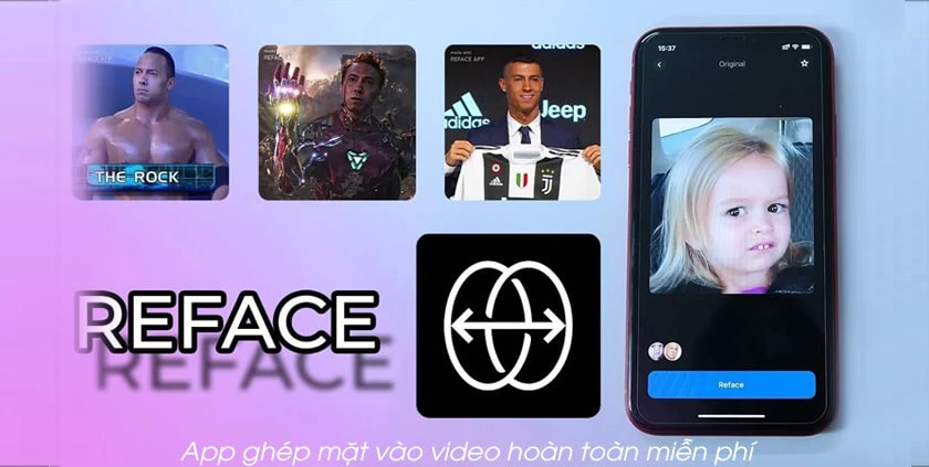 Reface - App ghép mặt mày nhập đoạn Clip trọn vẹn miễn phí