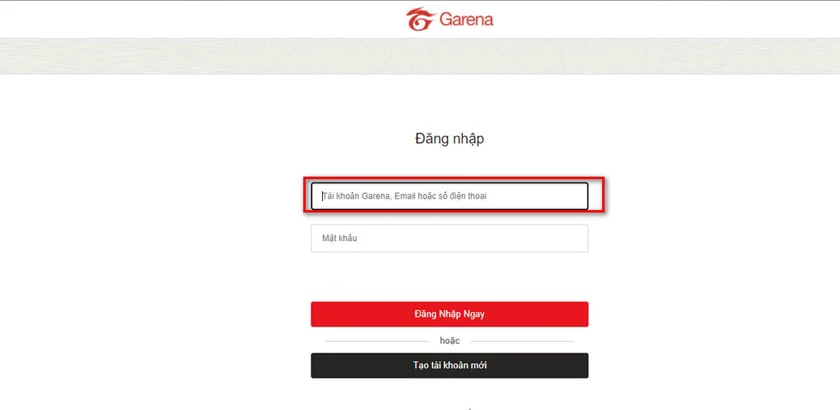 cách thay đổi mật khẩu liên quân garena không cần dùng điện thoại