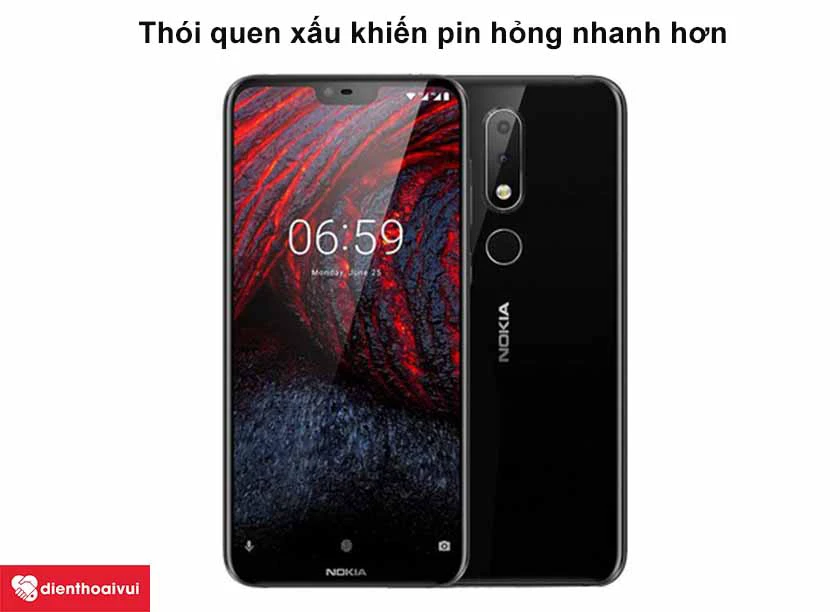 Thay pin Nokia 6.1 Plus