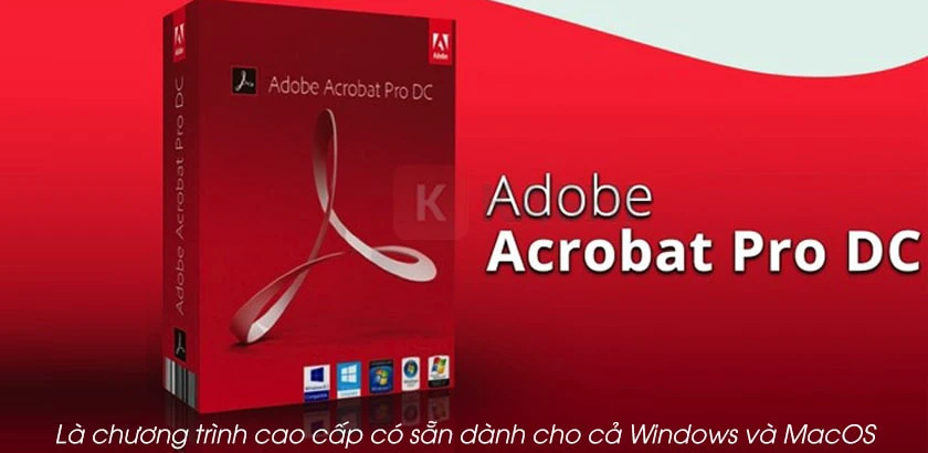 tải phần mềm chỉnh sửa file PDF miễn phí Adobe Acrobat Pro DC
