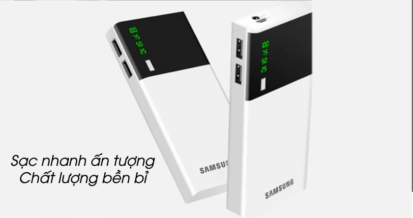 Pin sạc dự phòng Samsung cao cấp, chất lượng