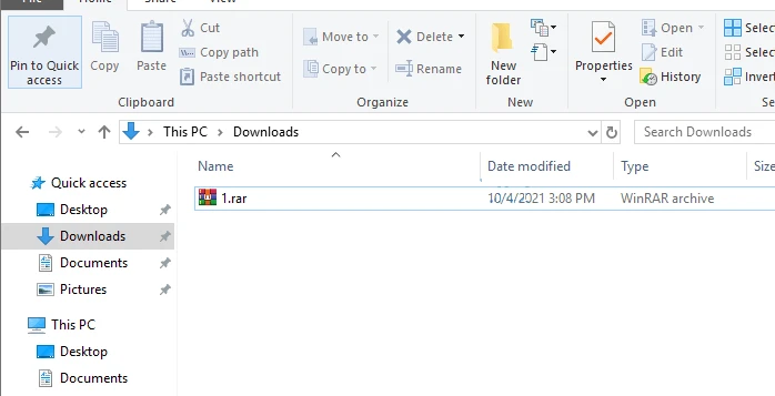 Tích chọn Delete files after archiving, sau đó nhấn OK