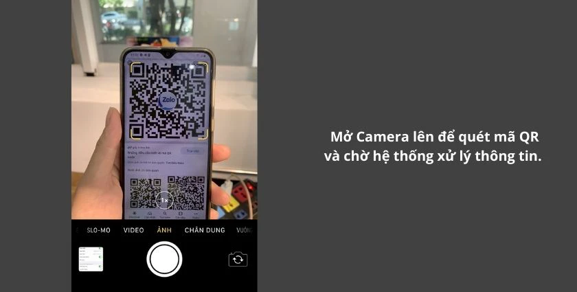 Cách quét mã QR trên iPhone bằng camera