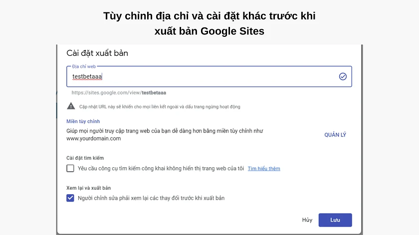 Xuất bản trang web