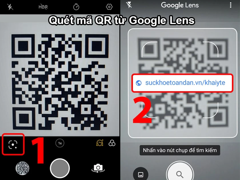 Cách quét mã QR trên Android từ Google Lens