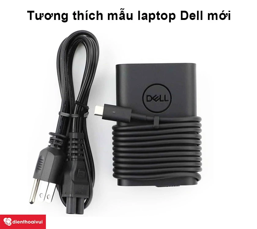 Sạc laptop Dell Type C 90W 19.5V 20V – 4.62A hình oval