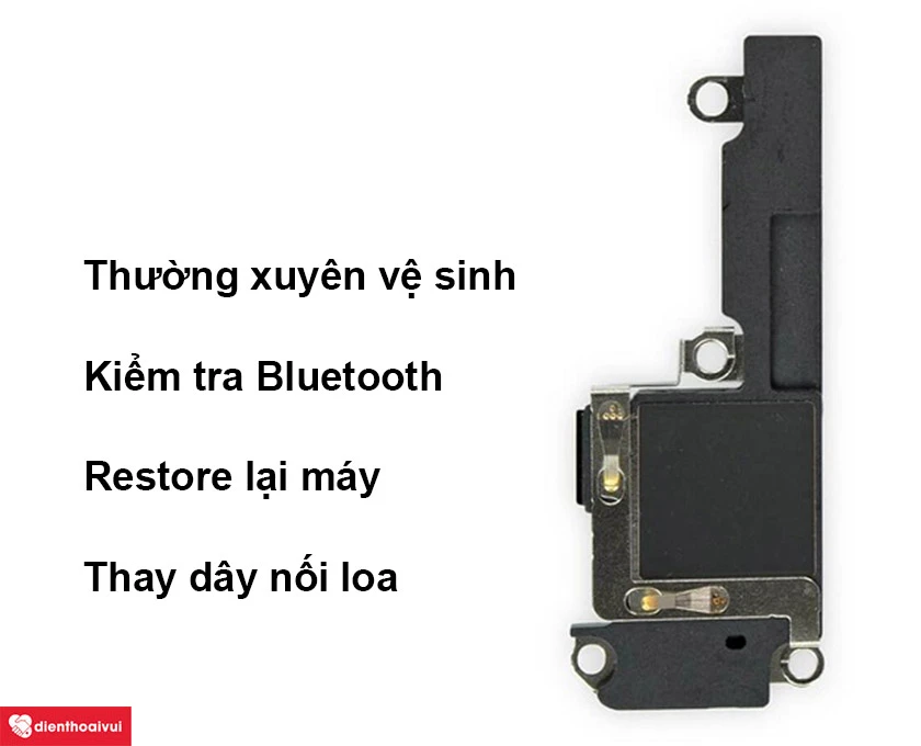 Thay dây nối loa trong iPhone 13 Pro
