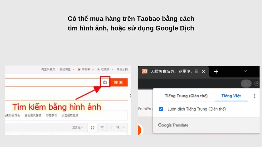 Hướng dẫn đặt hàng taobao trực tiếp trên website