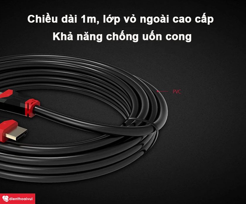 Cáp HDMI chuẩn 2.0 1m ORICO