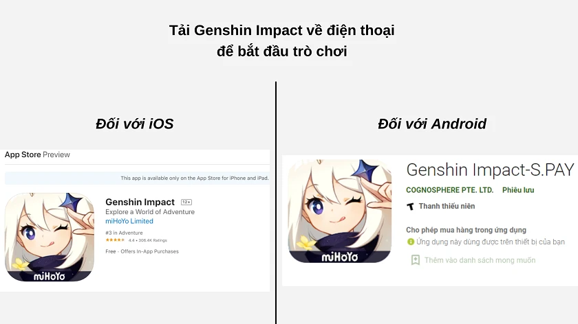 Hướng dẫn cách chơi Genshin Impact trên điện thoại