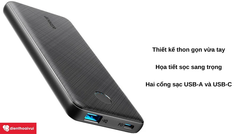 Pin dự phòng Pin sạc dự phòng Polymer 20.000mAh Vivumax P200 – Tích hợp 4 dây