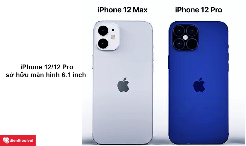 iPhone 12/12 Pro – Màn hình 6.1 inch Super Retina XDR OLED, công nghệ Truetone