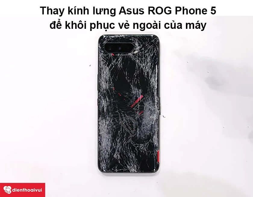 Có nên thay kính lưng Asus ROG Phone 5 hay không?