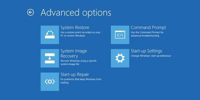 Khởi động Windows Startup Repair