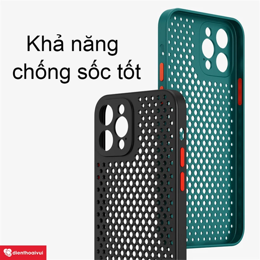 Ốp lưng silicon tổ ong Cooling iPhone 11 Pro Max