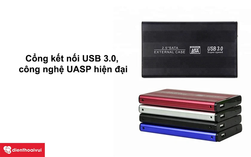 Hộp ổ cứng External 2.5" SSD/HDD Sata 3