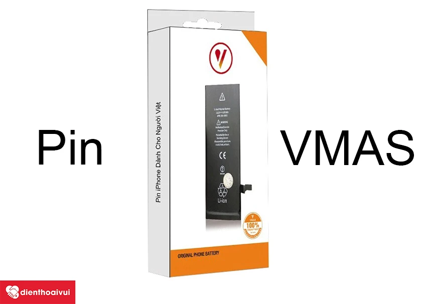 Thay pin iPhone X VMAS dung lượng cao 3100mAh
