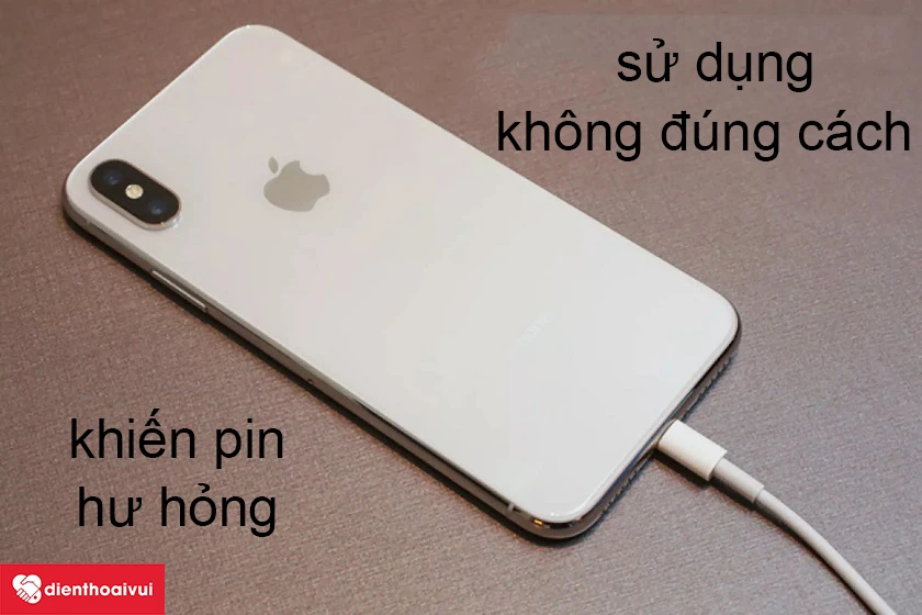 Thay pin iPhone X VMAS dung lượng cao 3100mAh