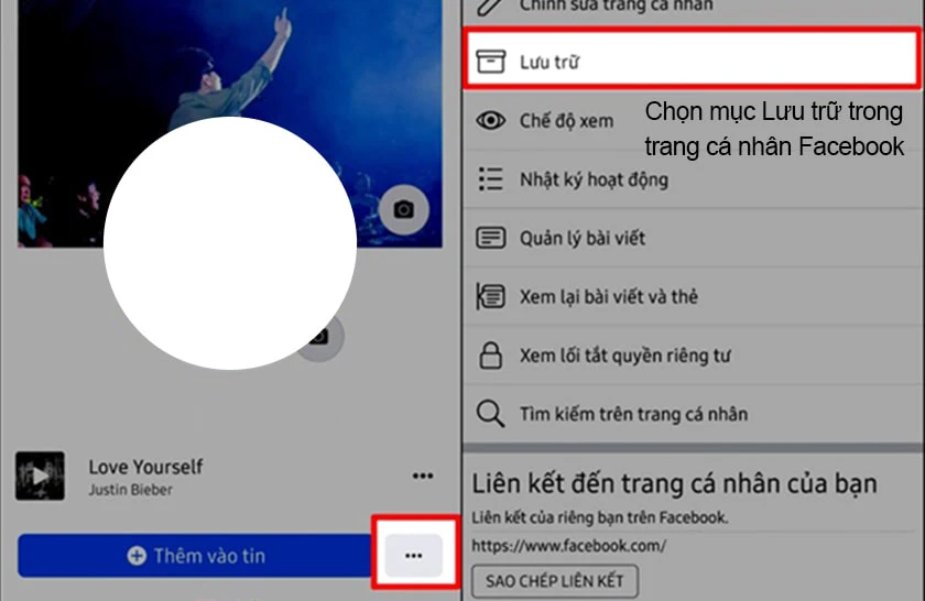 Chọn lưu trữ