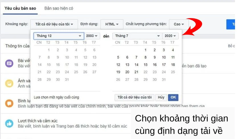 Cách khôi phục story đã xóa trên Facebook bằng máy tính