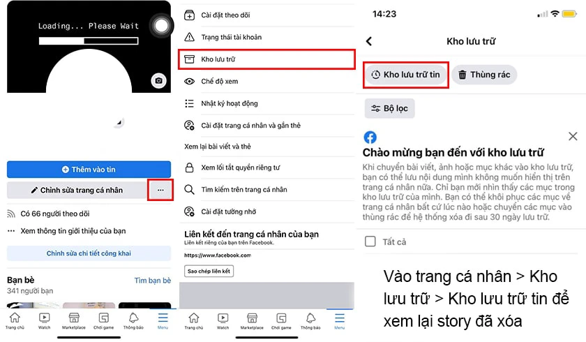 Chọn kho lưu trữ tin