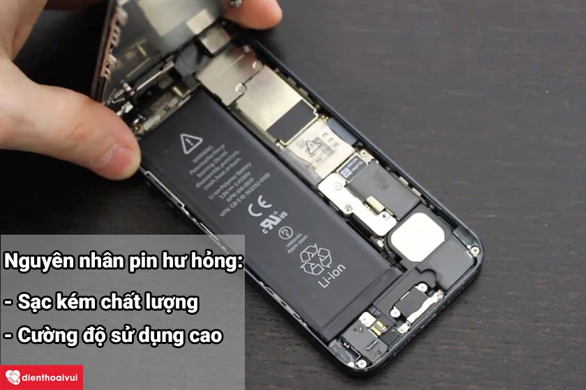 Thay pin Apple iPhone 6S Plus Vmas dung lượng cao 3600mAh 