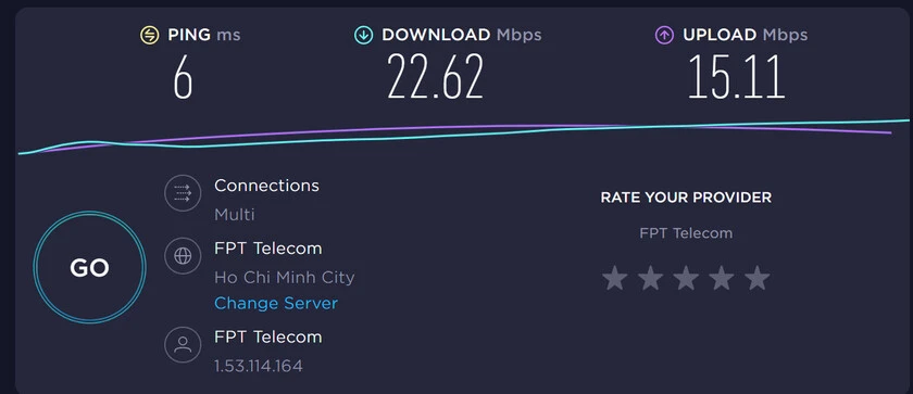 Cách sử dụng speedtest để kiểm tra tốc độ mạng internet