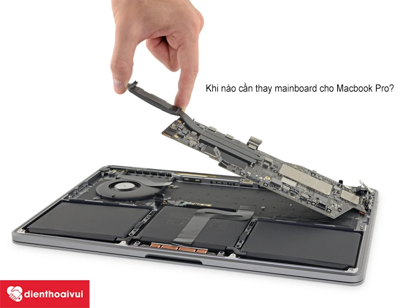 Nguyên nhân khiến mainboard Macbook Pro 13 inch 2020 bị hỏng, cháy