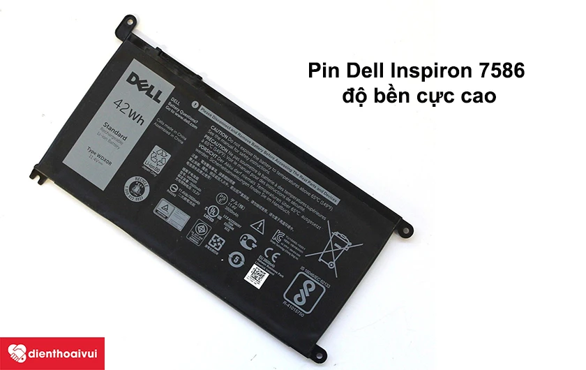 Thay pin Dell Inspiron 7586 chính hãng