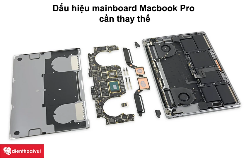 Dấu hiệu mainboard Macbook Pro 15 inch 2019 cần thay thế