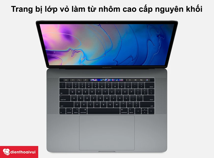 Đổi top case chính hãng Macbook Pro 15 inch 2018