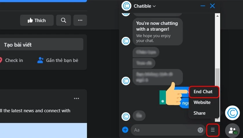 Cách chat với người lạ trên Messenger bằng máy tính