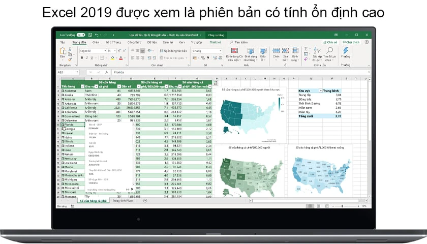 Excel 2019 có gì mới?