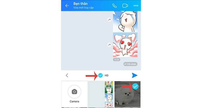 gửi video dung lượng lớn trên zalo qua điện thoại, máy tính