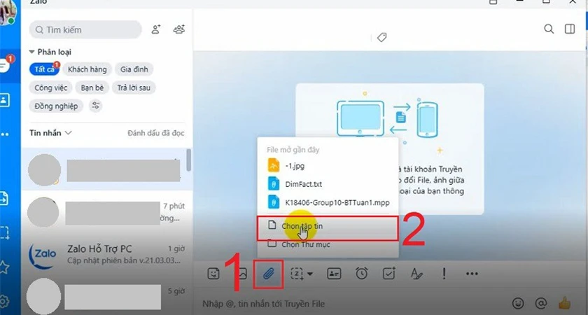 gửi video dung lượng lớn trên zalo qua điện thoại, máy tính