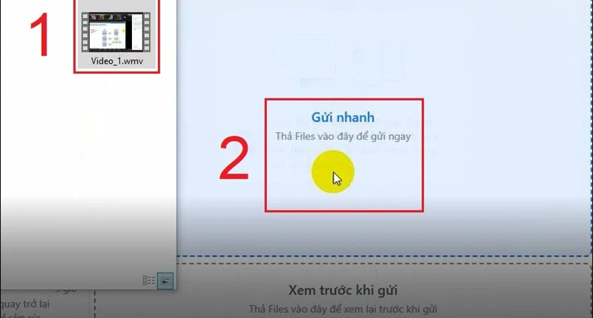 gửi video dung lượng lớn trên zalo qua điện thoại, máy tính