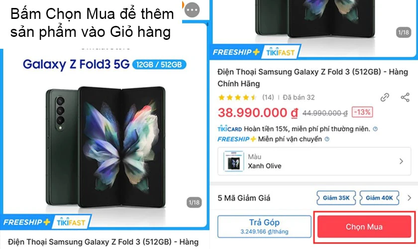 Hướng dẫn mua hàng với các bước cơ bản trên Tiki