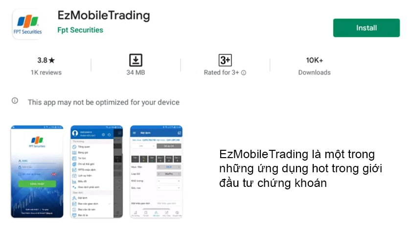 EzMobileTrading là gì? cách dowlnload