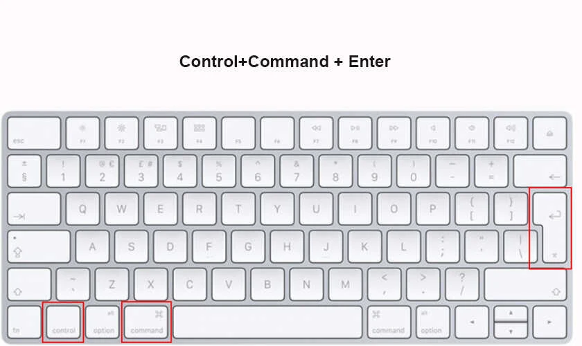 Command + Enter