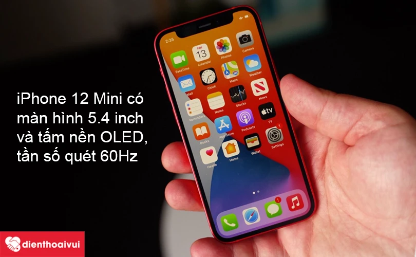 Màn hình iPhone 12 Mini bao nhiêu inch?