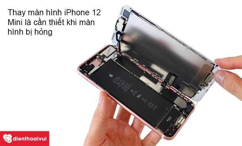 Dịch vụ thay màn hình iPhone 12 Mini giá rẻ, chính hãng, uy tín tại Điện Thoại Vui